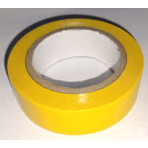 Insulation Tape (Yellow) Flame Retardant 0.13mm x 19mm x10m